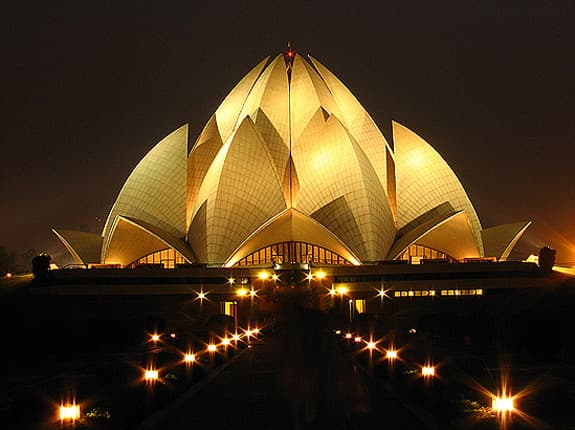 Lotus Temple exterior